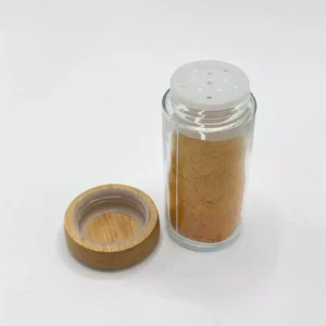 جا ادویه 6 تایی رویش استند اریب چوب و فلز مدل V1-202