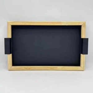 سینی بزرگ رویش چوب و فلز M1-307